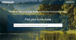 Desktop Screenshot of homesandlandofgrandeprairie.com